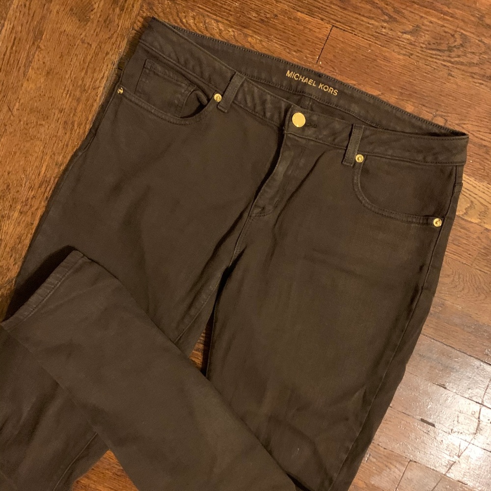 Michal Kors Brown Skinny Jeans - Sz 8
